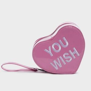 Dolls Kill “You Wish” Pink Heart Bag